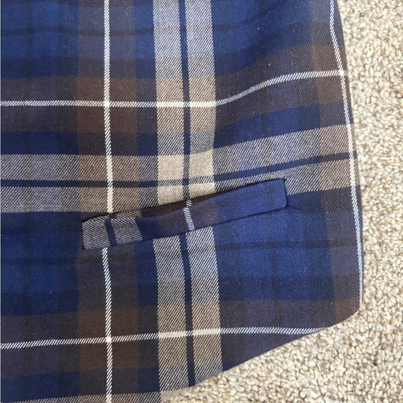 Janie & Jack Plaid Vest size 5 Preppy Dress Shirt Little Boy Vest - Picture 2 of 4